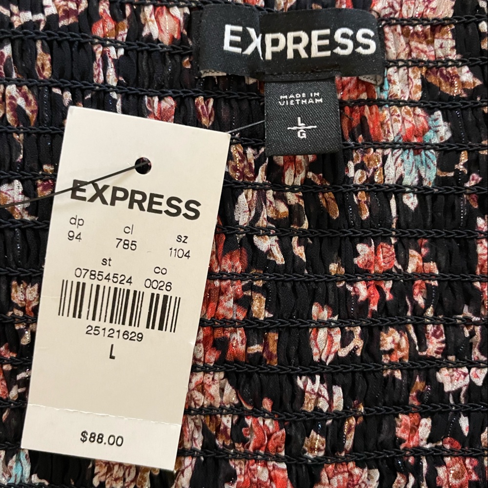EXPRESS Floral Dress - Picture 6 of 6